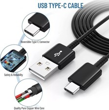 USB Type-C Fast Charging Cable for Samsung Galaxy /Android Phone Universal Black Mobile Phone Cable price