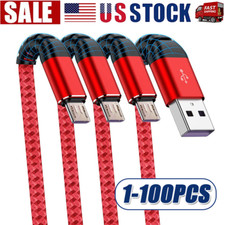 Heavy Duty Micro USB Fast Charger Data Cable Cord For Samsung LOT Android HTC LG Mobile Phone Cable price