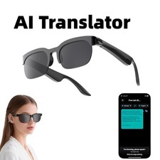 AI Smart Glasses Bluetooth Glasses with 150+ Language Translator For Men&Women Smart Glasses price