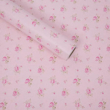 Pink Floral Drawer Shelf Liner Self Adhesive Decorative Rose Contact Paper for S Drawer Shelf price