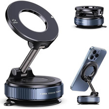 Vacuum Magnetic Phone Holder for Car – Zinc Alloy Suction Car Mount, Adjustable Phone Holder price