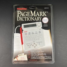 Franklin MWD-520 Merriam-Webster Electronic Pagemark Dictionary Electronic Dictionaries price