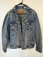 Custom Painted Levi Strauss & Co. Men's Blue Jean Jacket M Chest 36 Men's Coat price