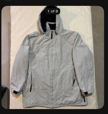 Weatherproof Men's Gray Hooded Full Zip Mid-Length Jacket w/ Zipped Pockets XXL Men's Coat price