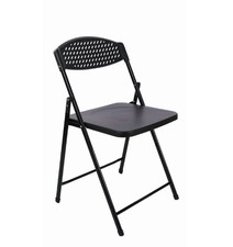Lightweight Plastic Folding Chair, Black Portable Indoor Outdoor Seat Camping Chair price