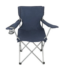 Ozark Trail Basic Quad Folding Camp Chair with Cup Holder, Dark Blue, Adult Camping Chair price