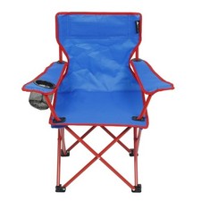 Ozark Trail Quad Camp Chair with Cupholder for Kids, Blue, Child Use Camping Chair price