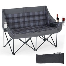 NAIZEA Oversized Padded Camping Chair Folding Loveseat Couch Double Duo Chair Camping Chair price
