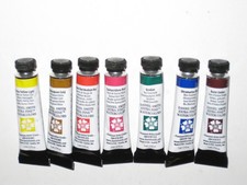 7 Lot Daniel Smith Extra Fine Artist Watercolor paint 5ml tubes ~ Free Shipping Watercolor Paint price