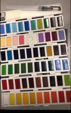 58 colors Watercolor Paint Set  Assorted Colors with Water Brushes Watercolor Paint price