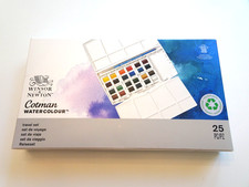 Winsor & Newton Cotman Watercolor Paint Set, Travel Set, 25 pc NEW Watercolor Paint price