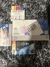 Windsor &newton, Area, And Daniel Smith 4 Pack Art/paint Set Watercolors Watercolor Paint price