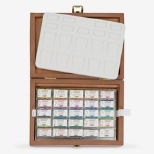 Schmincke : Horadam Watercolor : Wood Box Set of 24 Full Pans Watercolor Paint price