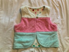 matilda Jane striped faux fur vest girls size 14-16 Girls' Vest price