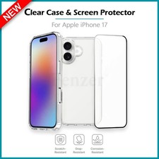 For Apple iPhone 17 Phone Case Shockproof Heavy Duty Cover + LCD Tempered Glass Mobile Phone Case price