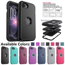 Shockproof For iPhone 17e Phone Case Heavy Duty 3in1 Layers Cover Rugged Hybrid Mobile Phone Case price
