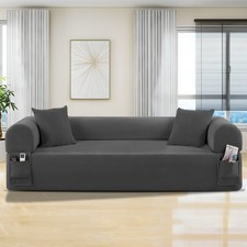 82" Boneless Couch for Living Room, No-Assembly Sofa in a Box, Corduroy Sofa Bed price