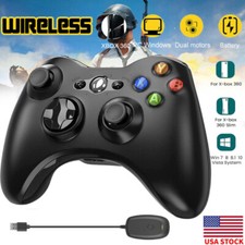 USB Wireless Game Controller Gamepad Joystick For Microsoft Xbox 360 PC Windows Tablet PC Accessories price