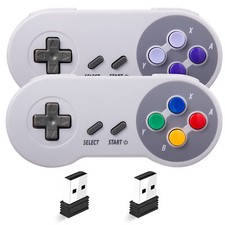 Wireless USB SNES Controller Game pad for Super Retro Games Windows PC Mac Linux Tablet PC Accessories price