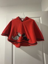 TOODLER GIRLS RED HOODED FLEECE PONCHO SIZE ONE SIZE FITS ALL Girls' Poncho price