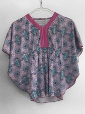 Cabana Life Girls Size 6 Swim Cover Up Poncho Pink Medallion UPF Sun Protection Girls' Poncho price