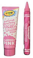 Crayola Bathtub Finger Paint Soap & Body Wash Pen Set for Kids - Flamingo Pink Face & Finger Paint price