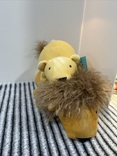 New Lion and Baby Weighted Plush Kids' Throw Pillow Yellow - Pillowfort Baby Gold Pillow price