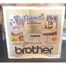 Brother FAX-275 Personal Fax and Telephone Landline Machine White HTF NOS NIB Fax Machine price