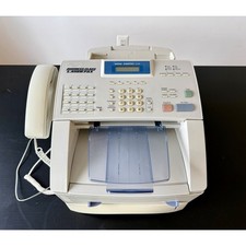 Brother IntelliFAX 4100 Laser Fax Machine Copy Tested Dim LCD w/ Cords As Is Fax Machine price