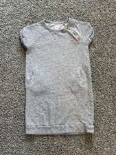 Gap Kids Dress Gray Sweatshirt-Style Tunic w/Small Embroidered Rainbow Medium Girls' Tunic price