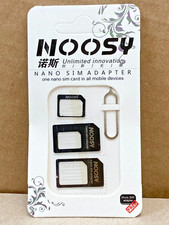 US 1 Pcs Nano SIM Card to Micro Standard Adapter Adaptor Converter Set 4 in 1 Mobile Phone Converter - Adapter price