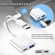 Type-C to USB OTG Cable & Charger 2 in 1 Adapter for iPhone Samsung Galaxy Mobile Phone Converter - Adapter price