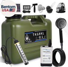 Camping Shower with Heater and 5-Gallon Water Jug, 6000Mah Rechargeable Portable Car Water Heater price