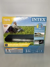Intex Twin Standard Durabeam Standard Airbed 10 inch Height Camping Air Mattress Air Mattress price
