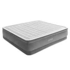 Intex 18-inch Inflatable Elevated Premium Airbed w/ Built-In Pump, King (Used) Air Mattress price