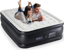 Queen Size Air Mattress 22" Inflatable Blow Up Mattress Airbed w/ Built-in Pump Air Mattress price