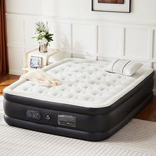 Air Mattress With Coil Beam Support, Plush Velvety Top Hold Up To 660 Pounds Air Mattress price
