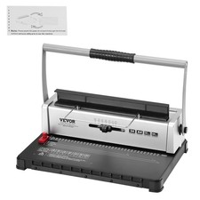 VEVOR Coil Spiral Binding Machine Manual Book Maker 34 Holes Letter Size A4 A5 Binding Machine price