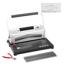 Uimoso Electric Coil Binding Machine with 100 Spiral Binding Spines Binding Machine price
