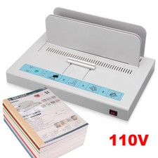110V Perfect Binding Machine Universal Electric Book Automatic Binder USA Binding Machine price