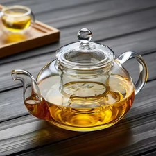 400ml/1000ml Heat-resistant Glass Teapot, Borosilicate Flower Tea Pot Tea / Teapot Sets price