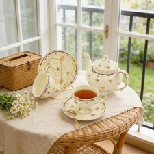 Porcelain Tea Sets, 800ml European style Tea Pot With 2 Cups For Tea Parties Tea / Teapot Sets price