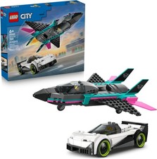 LEGO City Jet vs. Car Building Toys for Kids - Vehicle Sets 60489🎁Kids Gift Legos (Building Toys) price