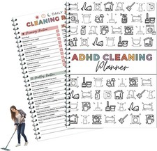 Adhd Cleaning Planner, Editable Adhd Cleaning and Organizing Planner DIY Planner price