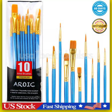 Best Model Miniature Paint Brushes Small Detail Art Paint Brush with Set 10 Pcs Painting Supplies price