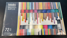 Liquitex BASICS Acrylic Assorted Colors Set of 72, 22ml Tubes NEW SEALED Painting Supplies price