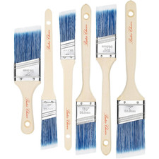 Paint Brushes 6-Pack Angle Brushes in Assorted Sizes for All Latex and Oil Paint Painting Supplies price
