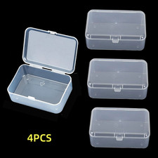 4PC Small Plastic Storage Container Box DIY Coins Screws Jewelry Travel Beads Storage Containers price