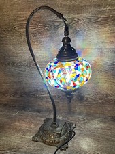 Swan Neck Lamp/Turkish Style Swan Neck Desk  Lamp/ Mosaic/Lamp 18”/Read Turkish-Style Toilet price