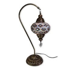 Turkish Style Swan Neck Desk Lamp Mosaic Lamp 18” Turkish-Style Toilet price